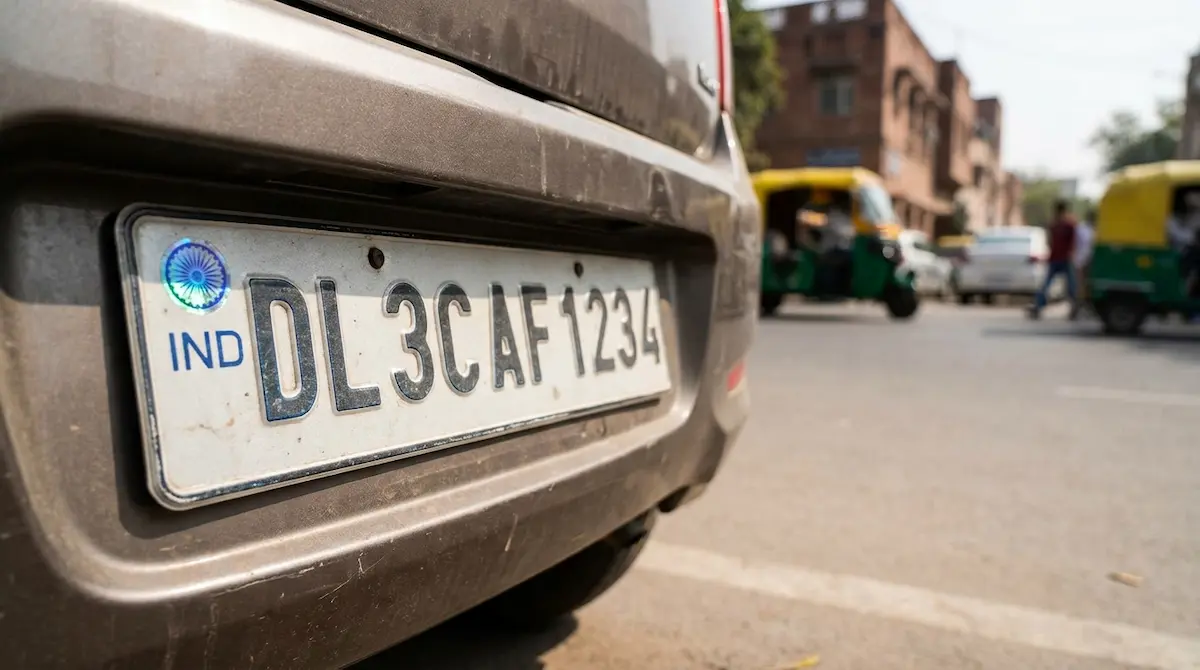 HSRP Plate Fine Why Your Old Car Is Still at Risk